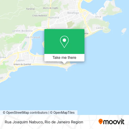 Rua Joaquim Nabuco map