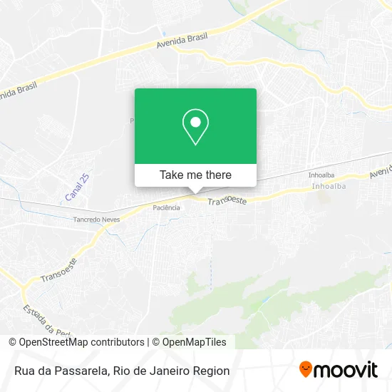 Rua da Passarela map