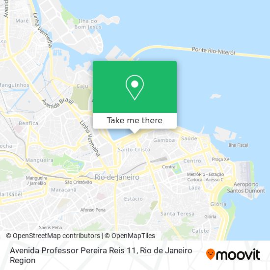 Mapa Avenida Professor Pereira Reis 11