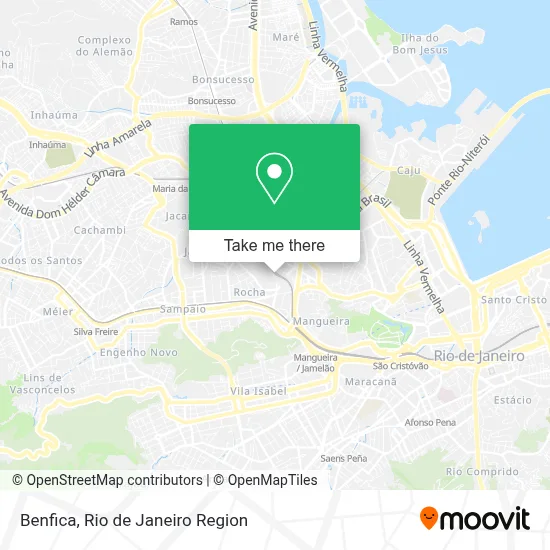 Benfica map