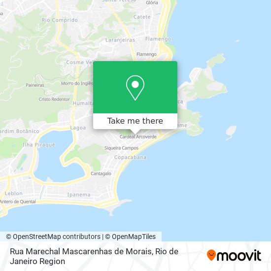 Mapa Rua Marechal Mascarenhas de Morais