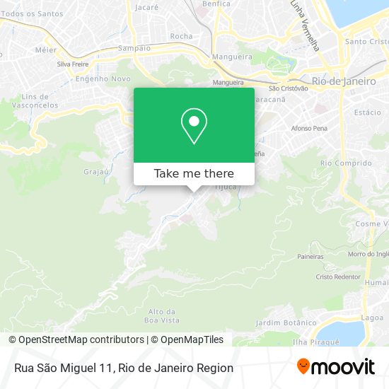 Mapa Rua São Miguel 11