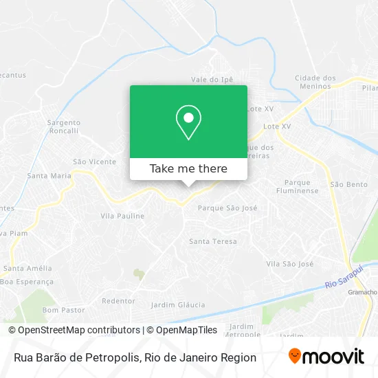 Rua Barão de Petropolis map