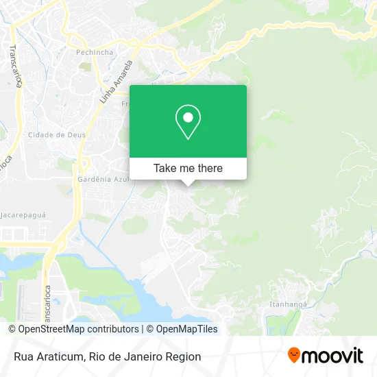 Rua Araticum map
