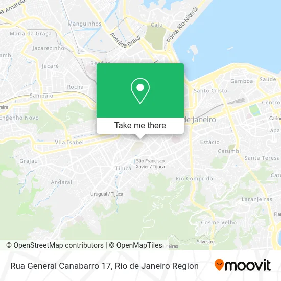 Rua General Canabarro 17 map