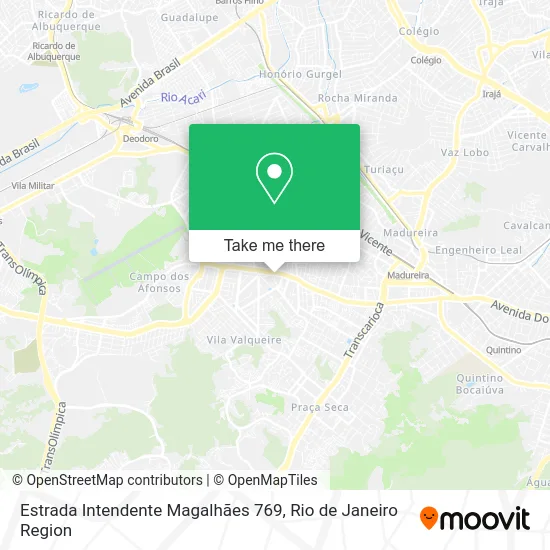 Estrada Intendente Magalhães 769 map