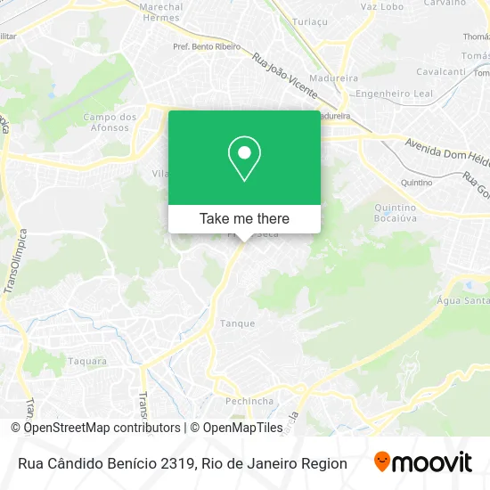 Rua Cândido Benício 2319 map