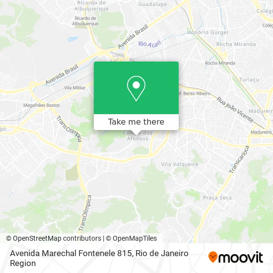 Avenida Marechal Fontenele 815 map