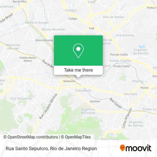 Rua Santo Sepulcro map