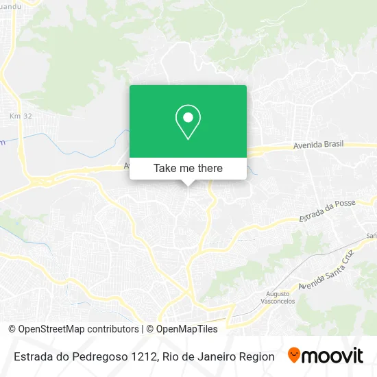 Estrada do Pedregoso 1212 map