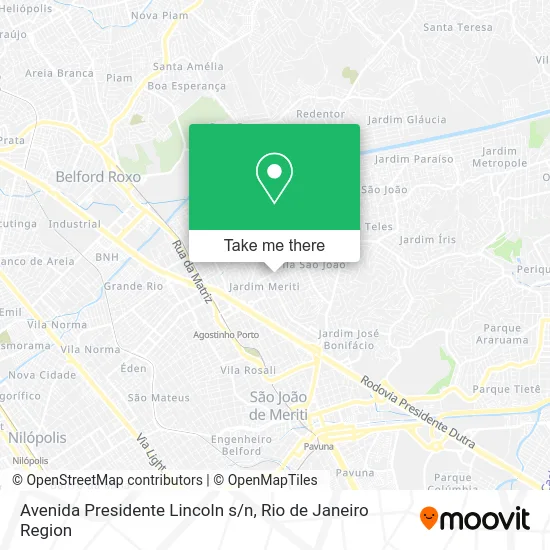 Avenida Presidente Lincoln s/n map