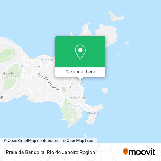 Praia da Bandeira map