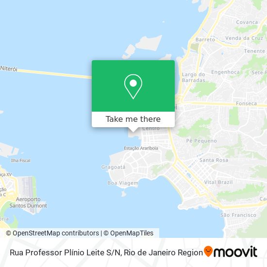 Mapa Rua Professor Plínio Leite S/N