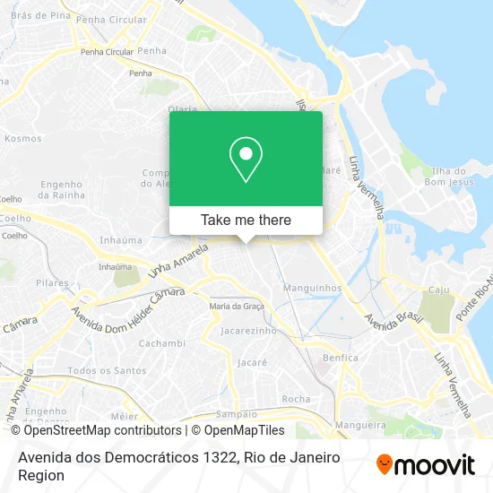 Avenida dos Democráticos 1322 map
