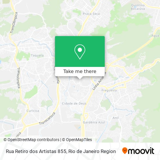 Rua Retiro dos Artistas 855 map