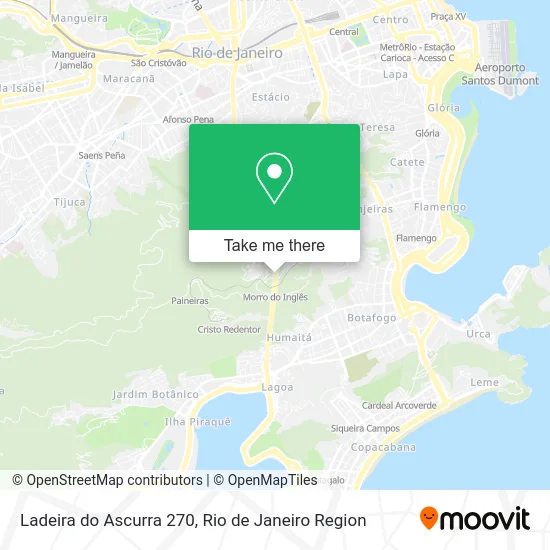 Ladeira do Ascurra 270 map