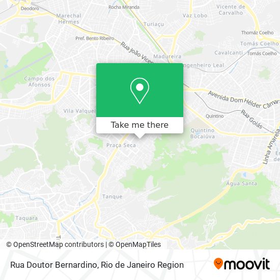 Mapa Rua Doutor Bernardino