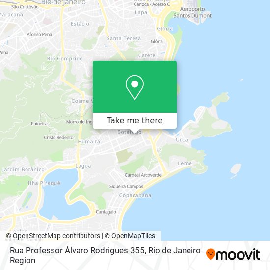 Mapa Rua Professor Álvaro Rodrigues 355