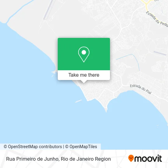 Rua Primeiro de Junho map