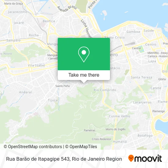 Rua Barão de Itapagipe 543 map