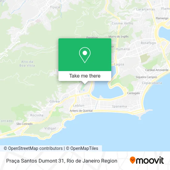 Praça Santos Dumont 31 map