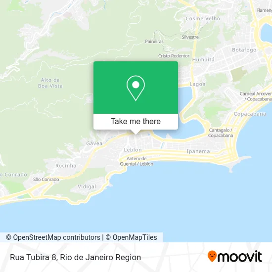 Rua Tubira 8 map