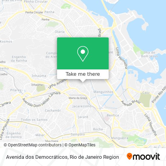 Mapa Avenida dos Democráticos