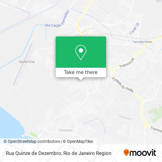 Rua Quinze de Dezembro map