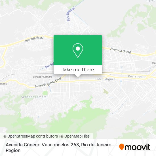 Avenida Cônego Vasconcelos 263 map
