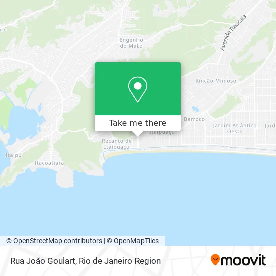 Rua João Goulart map