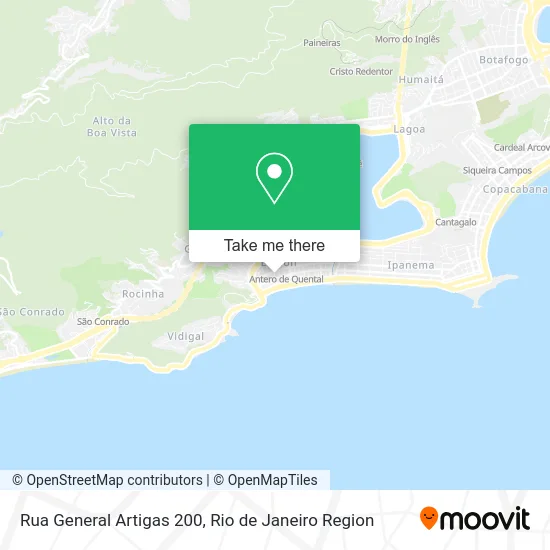 Rua General Artigas 200 map