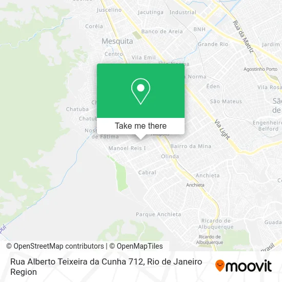 Rua Alberto Teixeira da Cunha 712 map