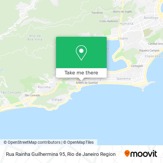 Mapa Rua Rainha Guilhermina 95