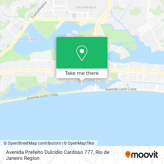 Avenida Prefeito Dulcídio Cardoso 777 map