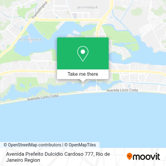 Avenida Prefeito Dulcídio Cardoso 777 map