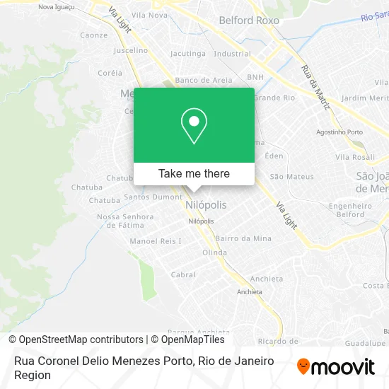 Rua Coronel Delio Menezes Porto map