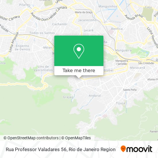 Mapa Rua Professor Valadares 56