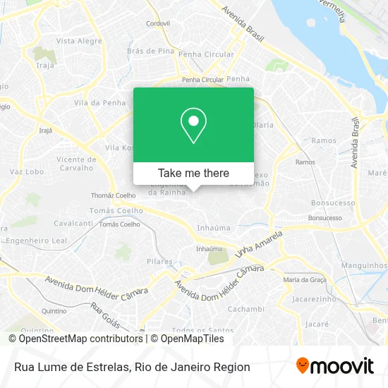 Rua Lume de Estrelas map