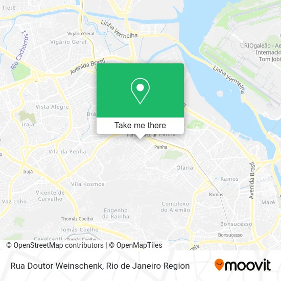 Rua Doutor Weinschenk map