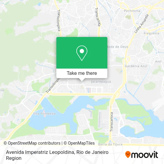 Avenida Imperatriz Leopoldina map