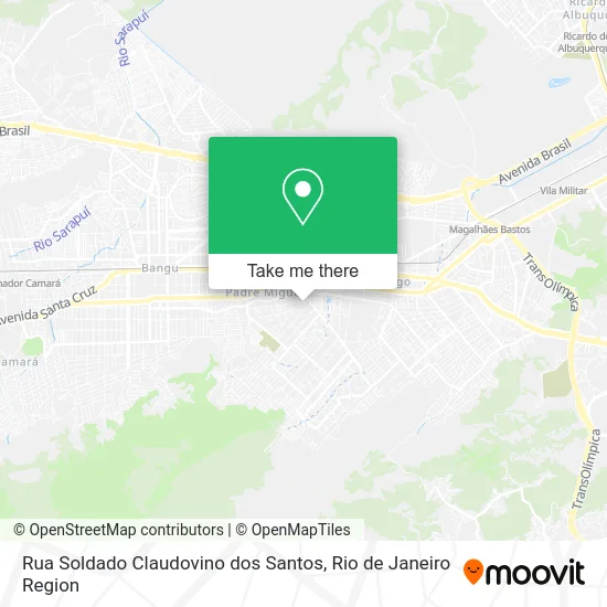 Rua Soldado Claudovino dos Santos map