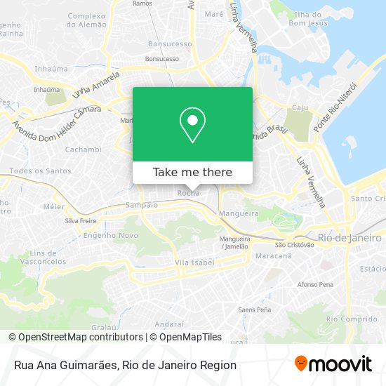 Mapa Rua Ana Guimarães