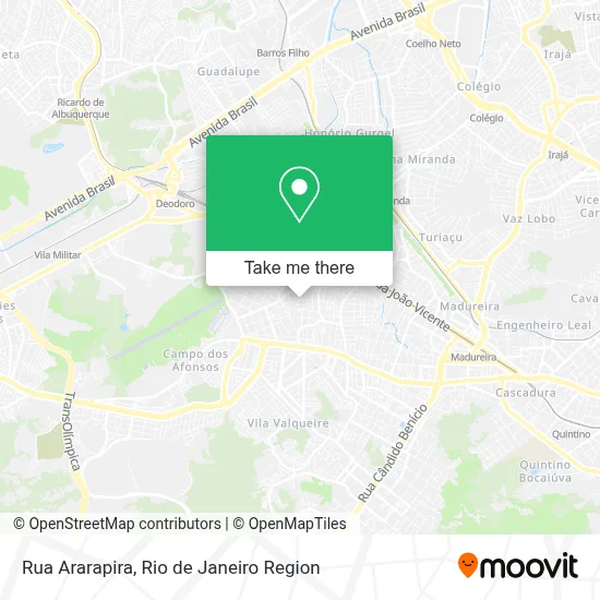 Rua Ararapira map