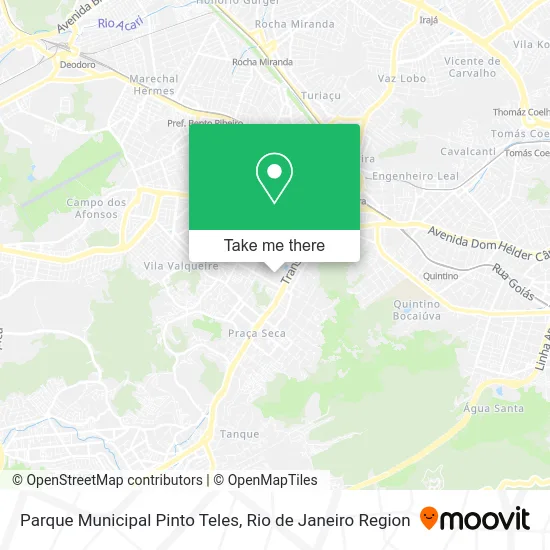 Parque Municipal Pinto Teles map