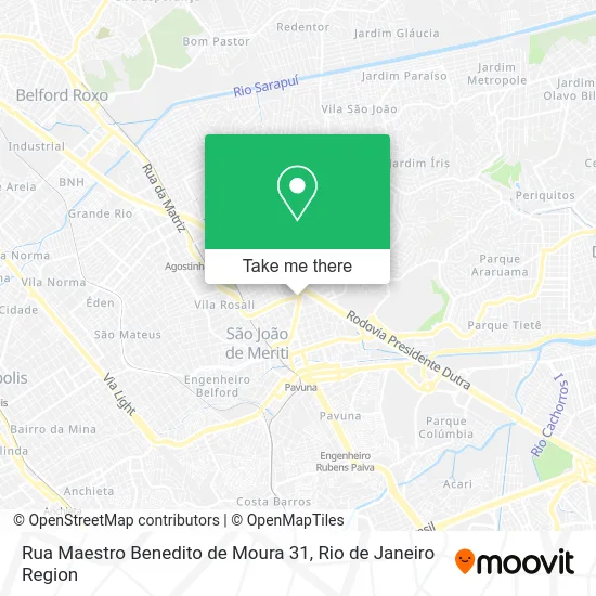 Rua Maestro Benedito de Moura 31 map