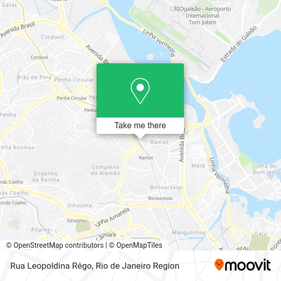 Rua Leopoldina Rêgo map