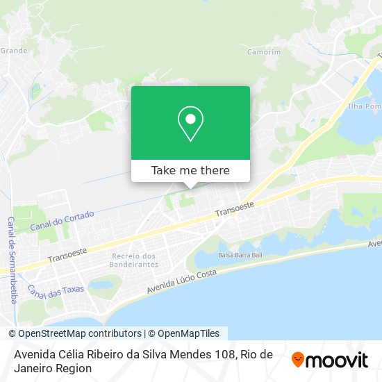 Avenida Célia Ribeiro da Silva Mendes 108 map