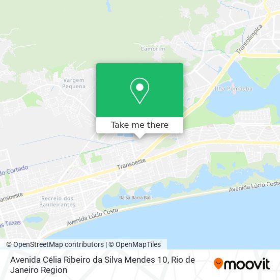 Avenida Célia Ribeiro da Silva Mendes 10 map