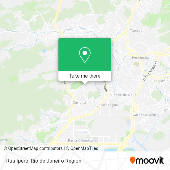 Rua Iperó map