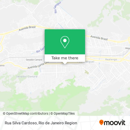 Mapa Rua Silva Cardoso